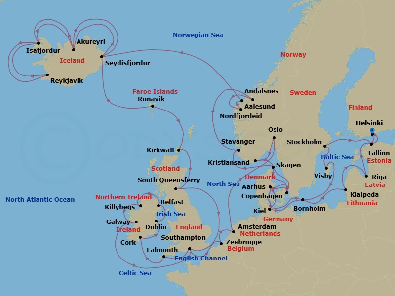 Cruise Map