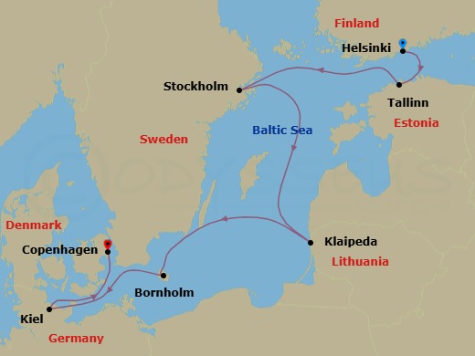 Cruise Map