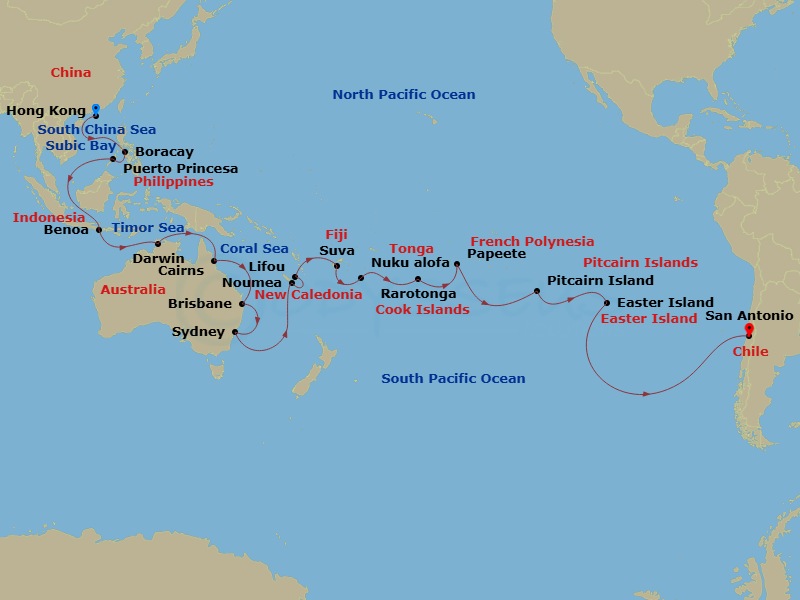 Cruise Map
