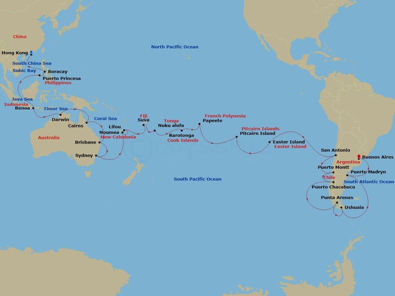 Cruise Map