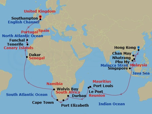 Cruise Map