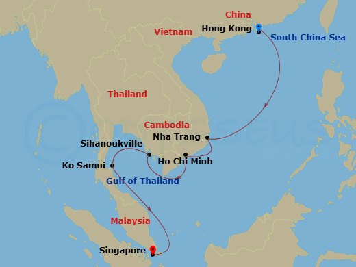 Cruise Map