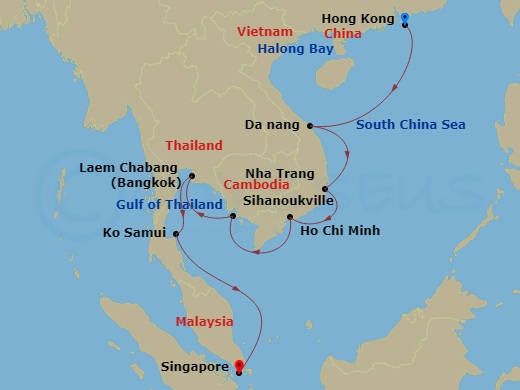 Cruise Map