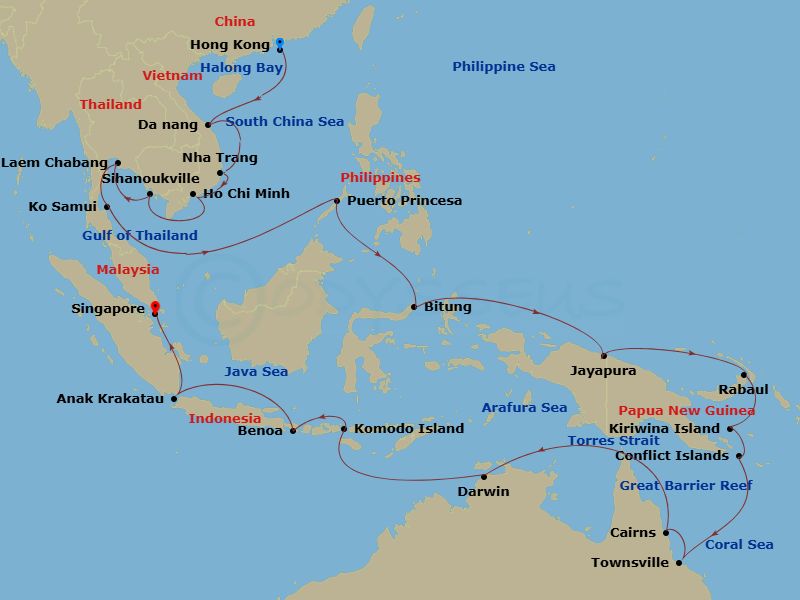 Cruise Map