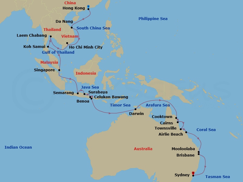 Cruise Map