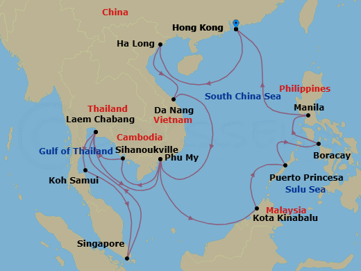 Cruise Map