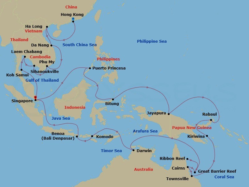 Cruise Map