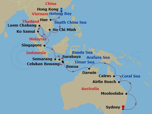 Cruise Map
