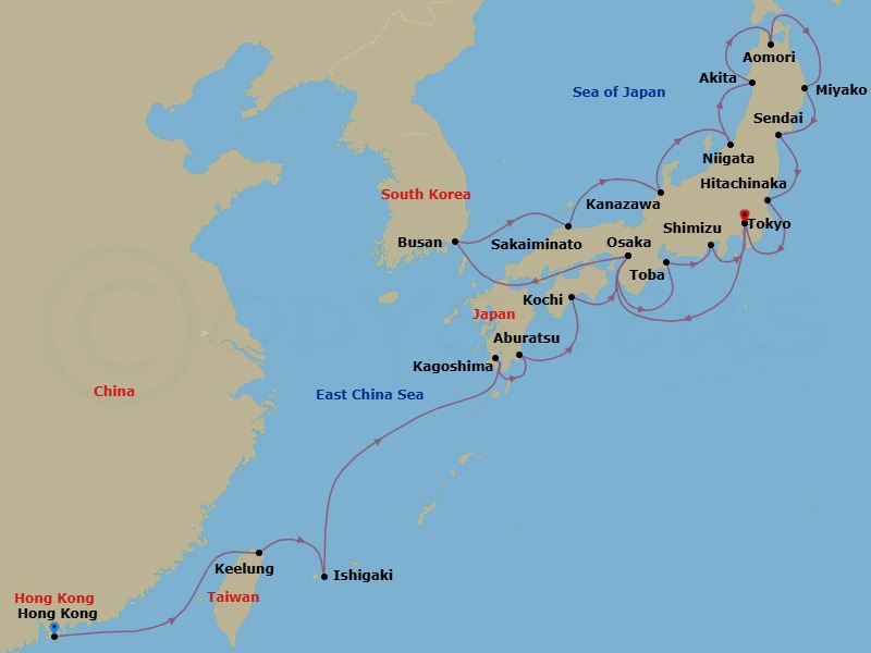 Cruise Map