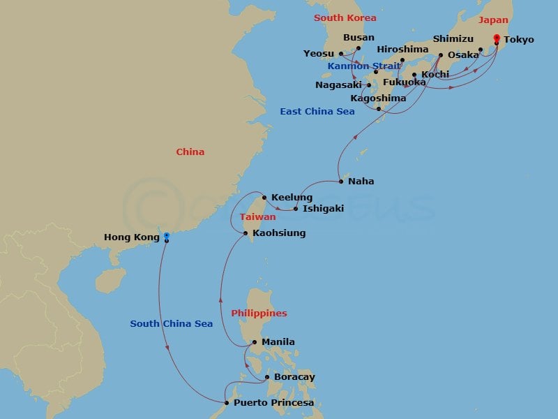 Cruise Map