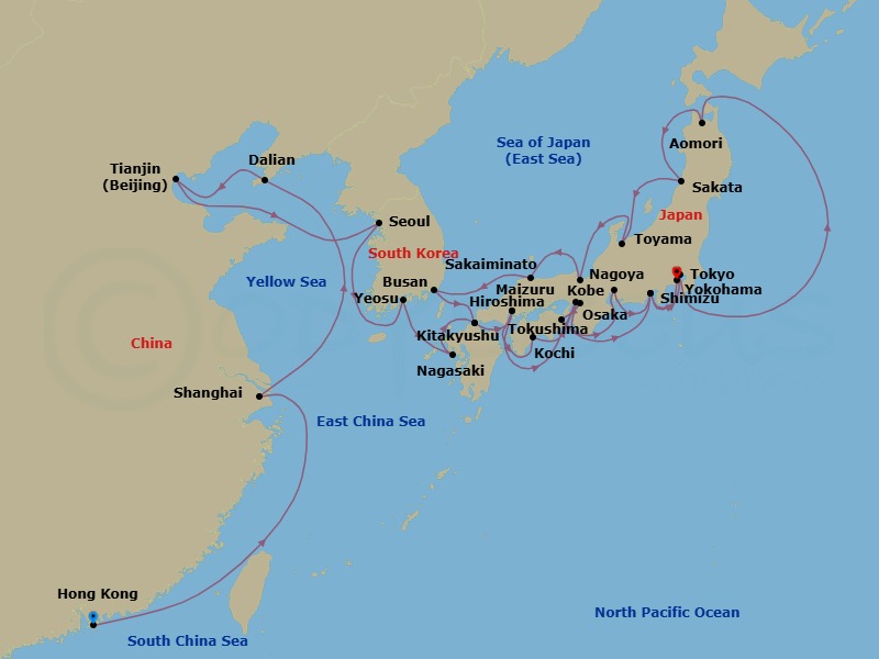 Cruise Map