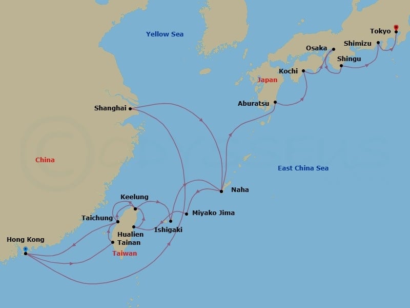 Cruise Map