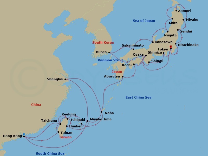 Cruise Map