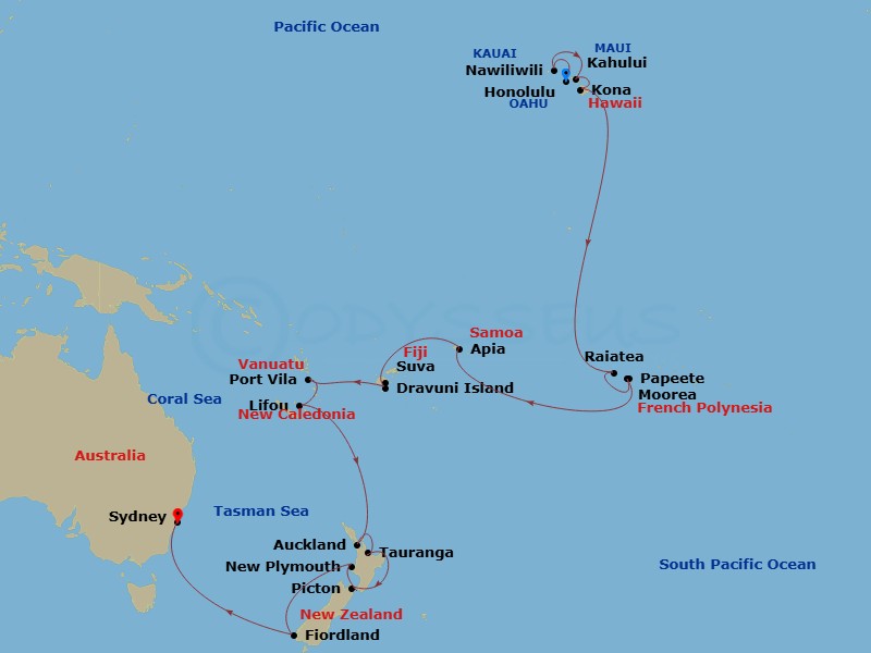 Cruise Map