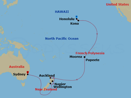 Cruise Map