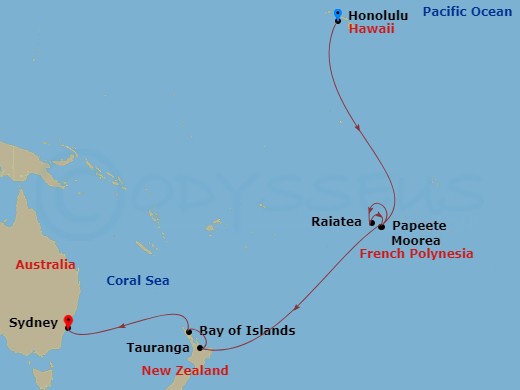 Cruise Map