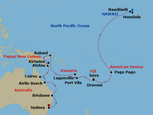 Cruise Map