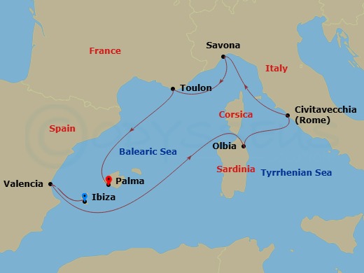 Cruise Map
