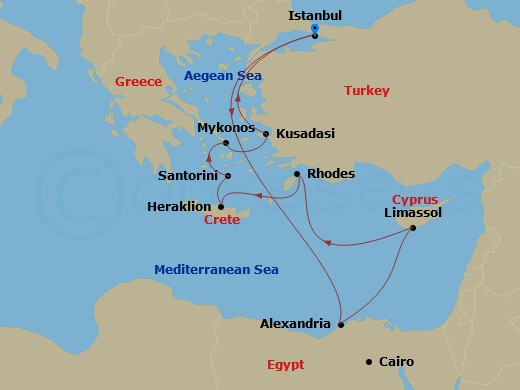 Cruise Map
