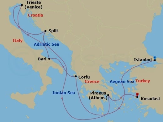 Cruise Map