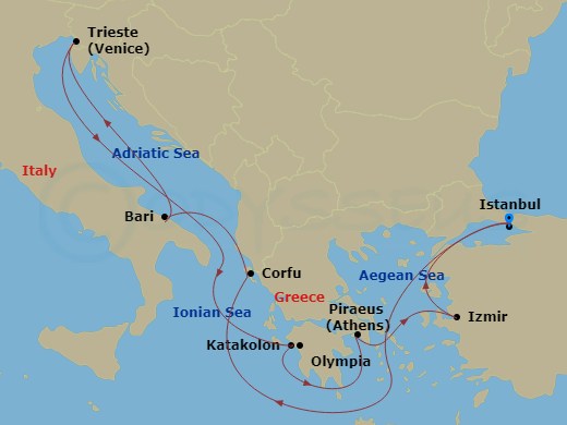 Cruise Map