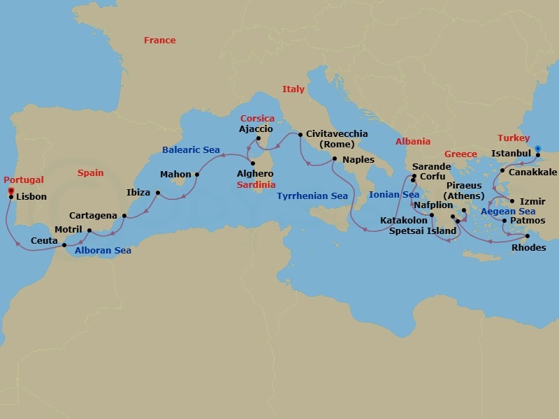 Cruise Map