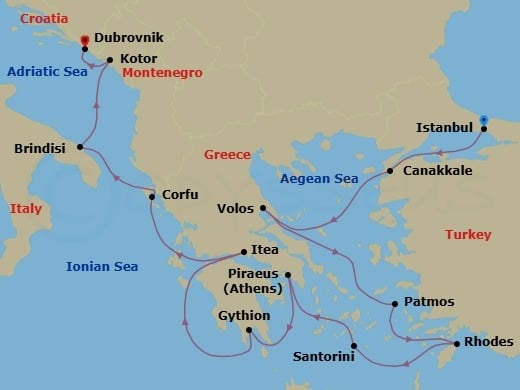Cruise Map