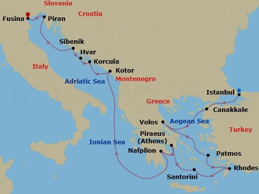 Cruise Map