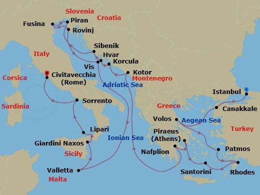 Cruise Map