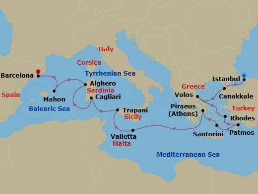 Cruise Map
