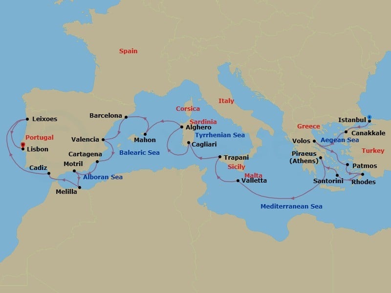 Cruise Map