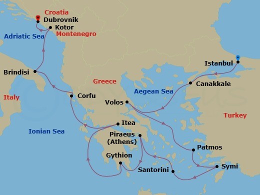 Cruise Map