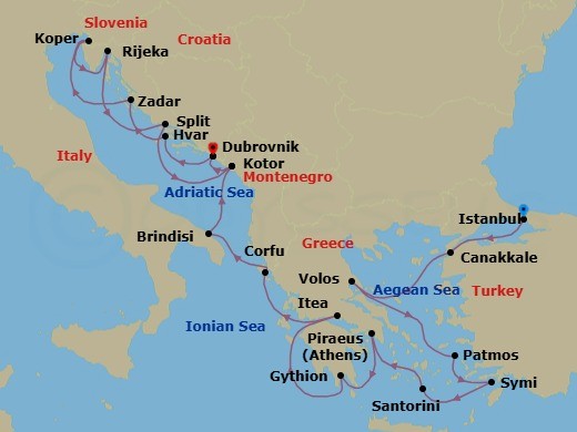 Cruise Map