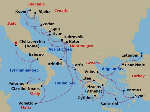 Cruise Map