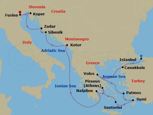 Cruise Map