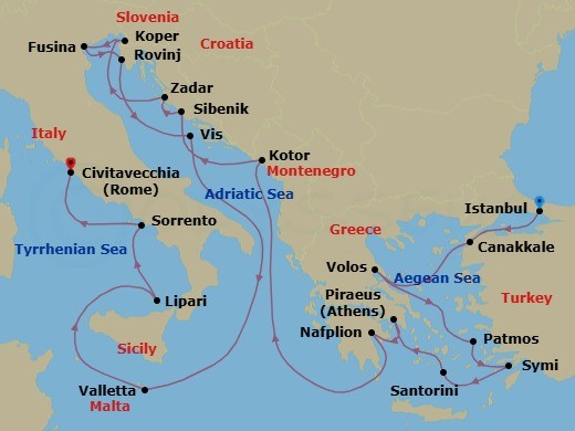 Cruise Map