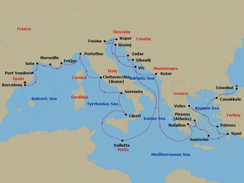 Cruise Map