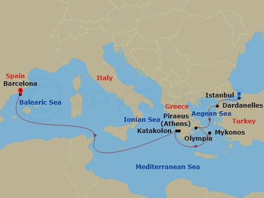 Cruise Map
