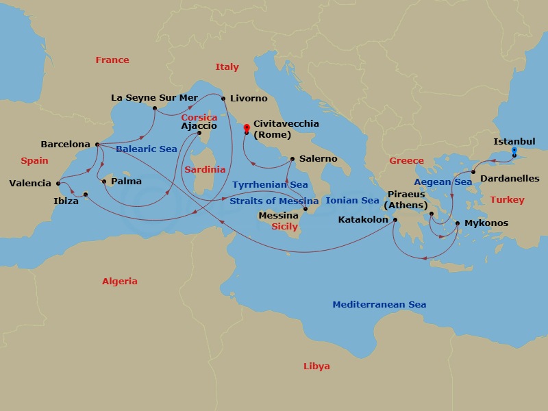 Cruise Map