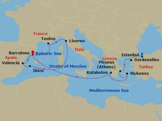 Cruise Map