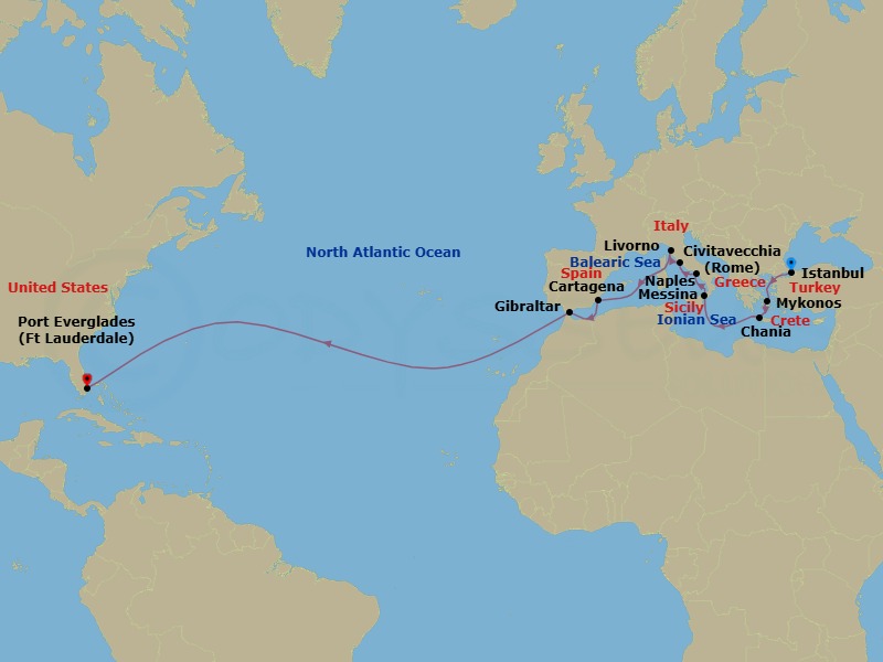 Cruise Map