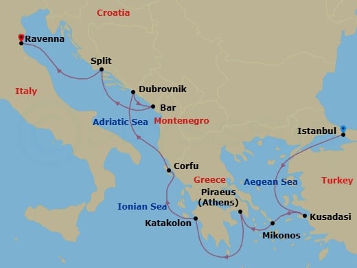 Cruise Map