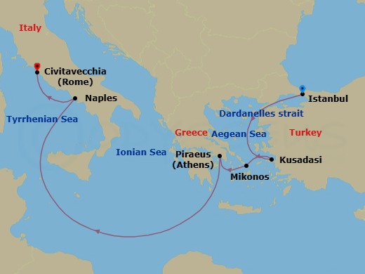 Cruise Map