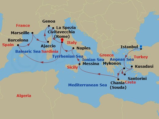 Cruise Map