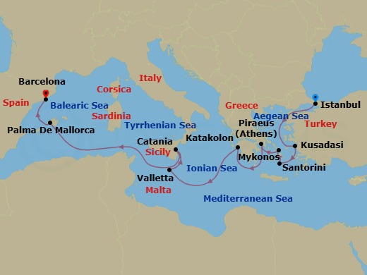 Cruise Map