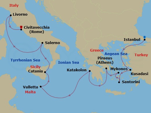 Cruise Map