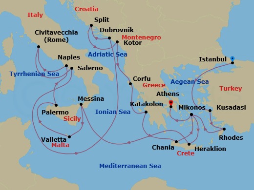 Cruise Map