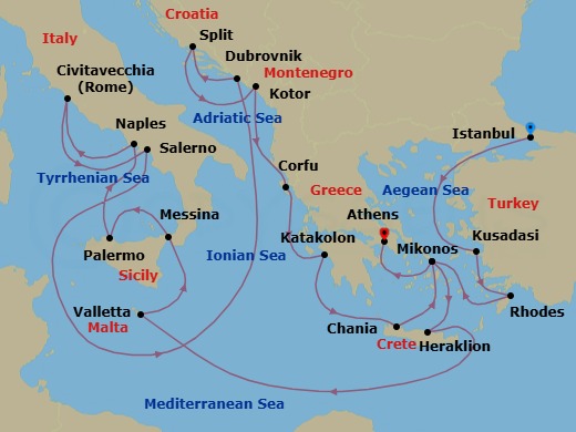 Cruise Map