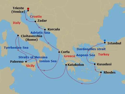 Cruise Map