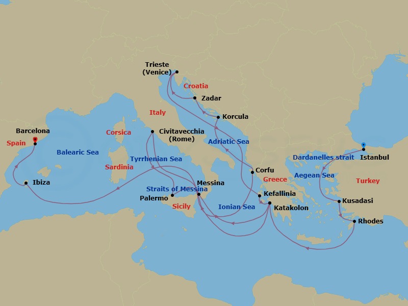 Cruise Map
